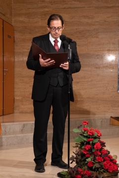 Odprtje razstave; Foto: Mariia Bortiakova, arhiv Občine Sežana